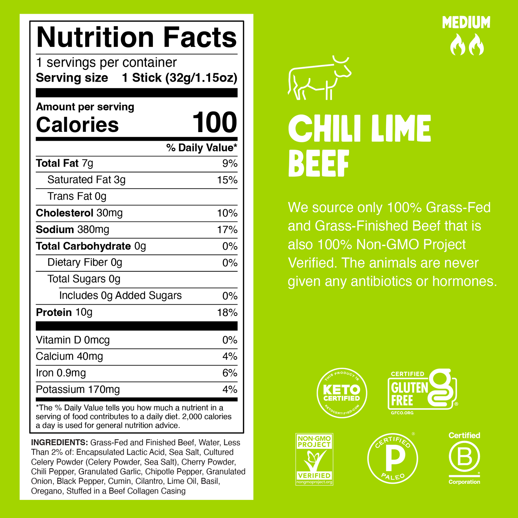 Chili Lime Beef - Bright Classic