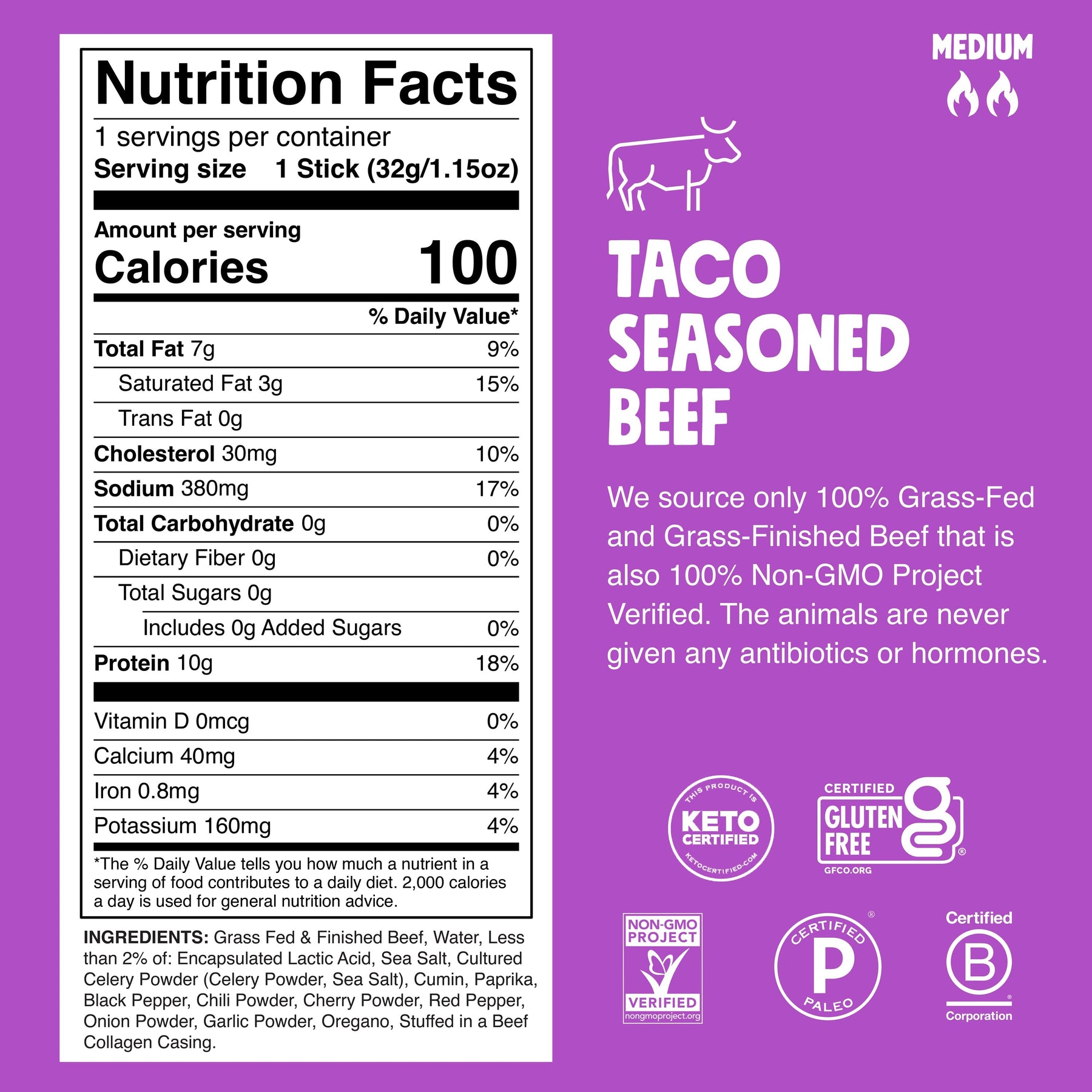 Taco Seasoned Beef - Zesty Choice