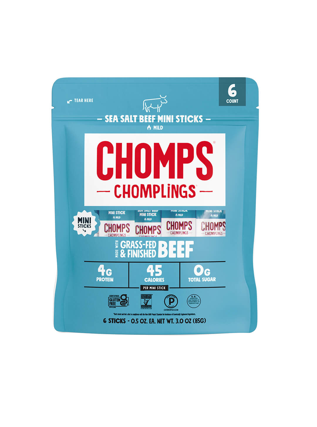 6 ct. Sea Salt Beef Chomplings - Ready Box